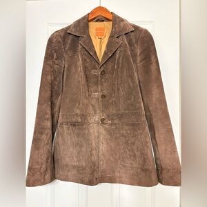 Brown Women's Suede Jacket